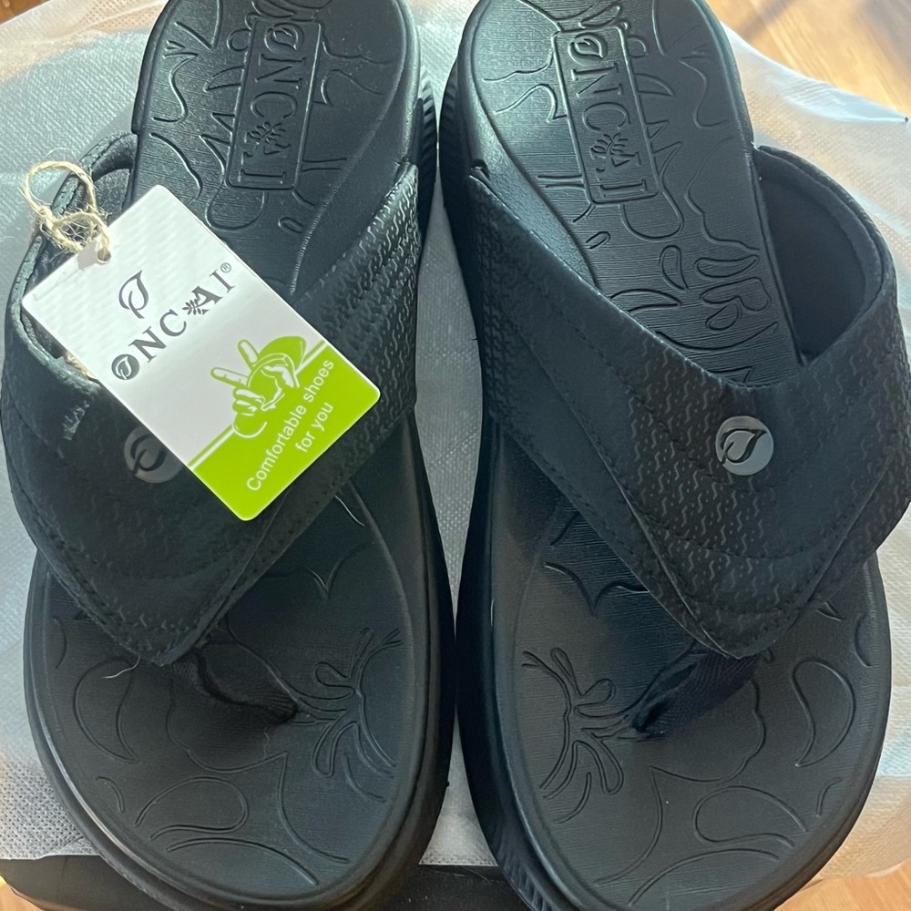 Size 9.5 ONCAI Women's Orthotic Cushion Flip Flops